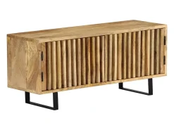Mobikasa Móvel de TV/aparador prático e de design 90 cm madeira maciça de mangueira 2502020^ Móvel De Tv
