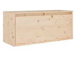 Helloshop26 Móvel multimídia para TV estante para TV aparador armário para TV sala de jantar sala de estar quarto 5 peças madeira maciça de pinho marrom 02_0028776^ Móvel De Tv