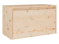 Best Helloshop26 Móvel multimídia para TV estante para TV aparador armário para TV sala de jantar sala de estar quarto 5 peças madeira maciça de pinho marrom 02_0028775 Castanho