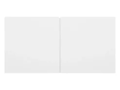 Móvel De Tv*Helloshop26 Móvel multimídia para TV prateleira para TV rack para TV sala de jantar sala de estar quarto montado na parede 2 peças 60 x 30 x 30 cm 02_0029185 Branco