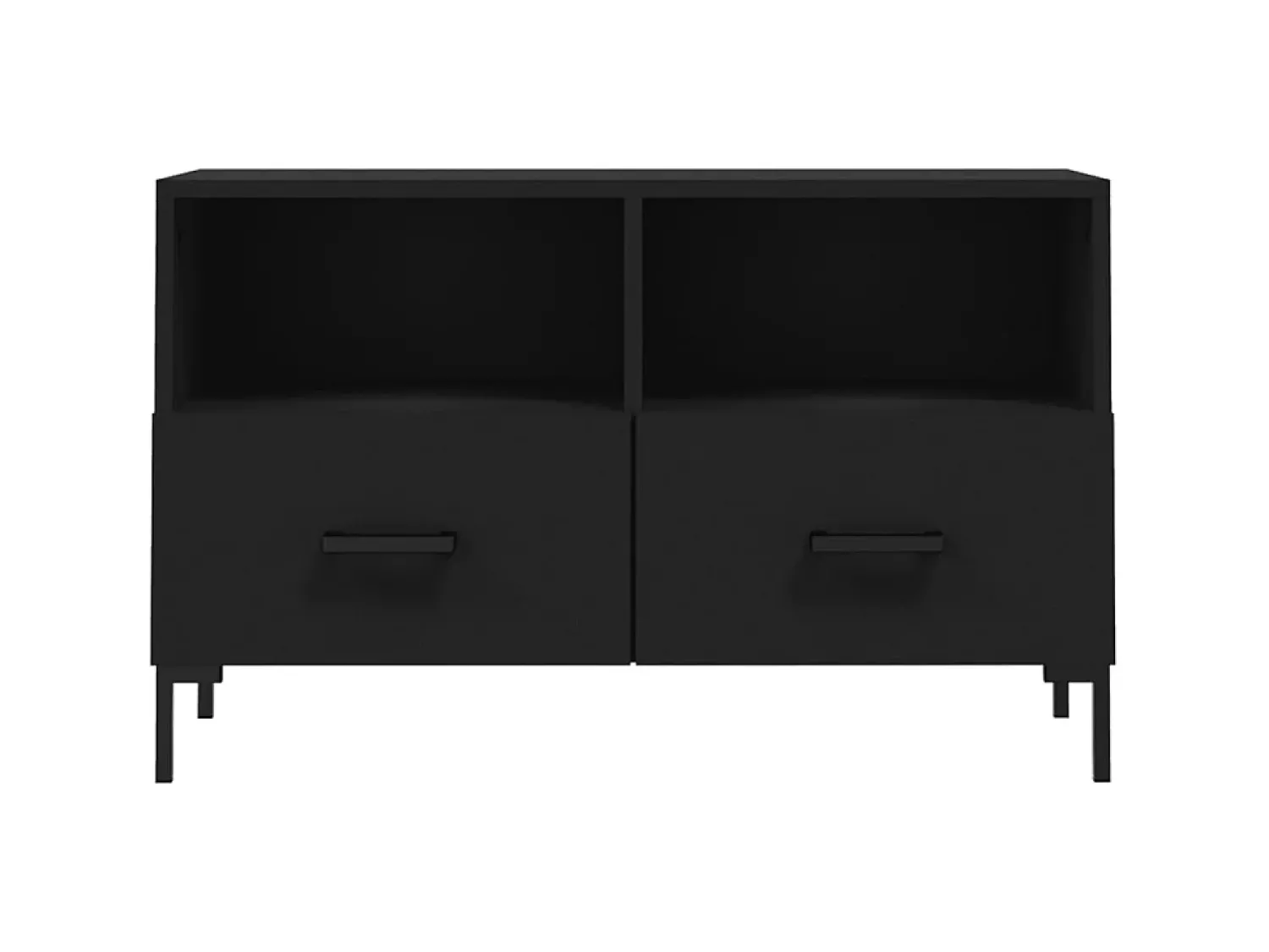 Online Móvel p/ TV 80x36x50 cm derivados de madeira PT320245 Preto