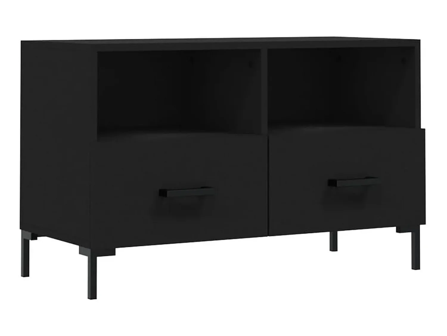 Online Móvel p/ TV 80x36x50 cm derivados de madeira PT320245 Preto