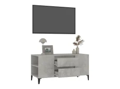 Móvel De Tv| Móvel p/ TV 102x44,5x50 cm derivados madeira cimento PT213995 Cinzento