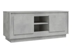 Móvel De Tv| Móvel p/ TV 102x35x45 cm madeira processada cimento PT443175 Cinzento