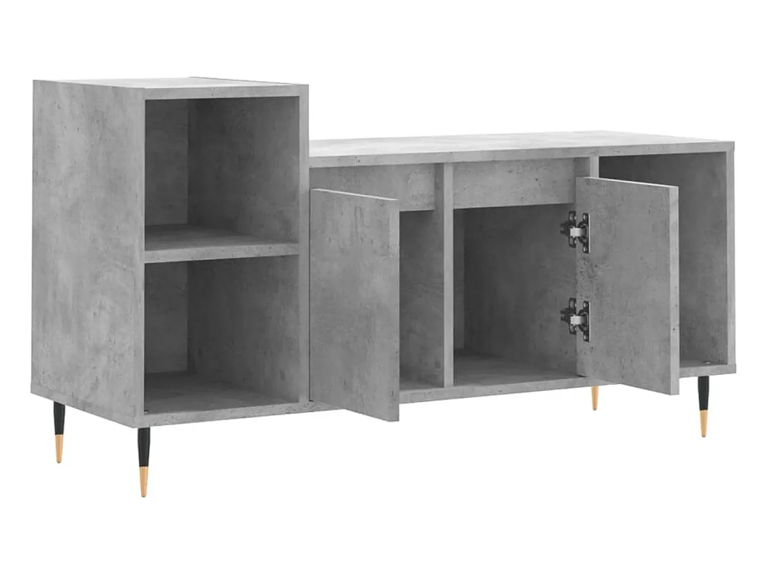 Móvel De Tv*vidaxl Móvel p/ TV 100x35x55 madeira processada cimento Cinzento