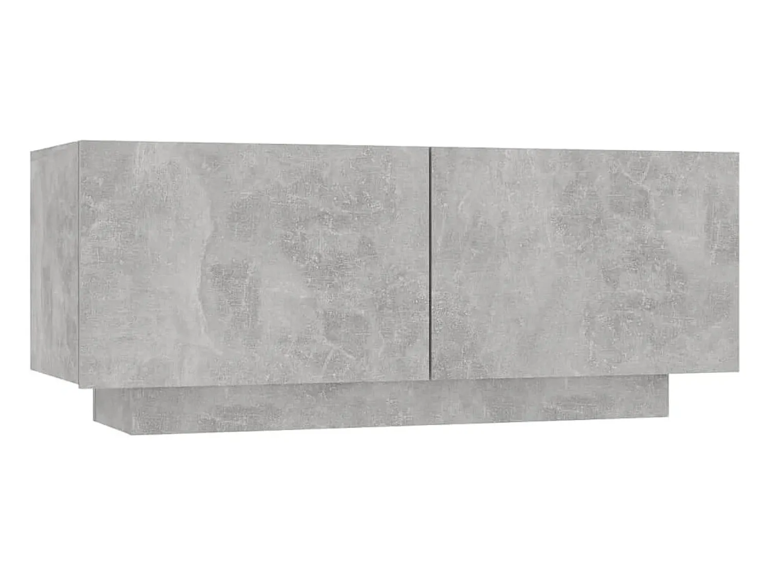 Clearance Móvel p/ TV 100x35x40cm derivados de madeira cimento PT865605 Cinzento