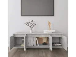 Móvel De Tv| Móvel p/ TV 120x30x40,5cm derivados de madeira cimento PT906589 Cinzento
