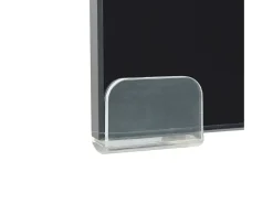Móvel De Tv*Helloshop26 Móvel para TV aparador design prático suporte para monitor 70 cm vidro 2502230 Preto