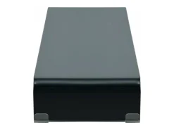 Móvel De Tv|Mobikasa Móvel para TV aparador design prático suporte para monitor 110 cm vidro 2502224 Preto