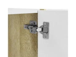 Móvel para TV , com 4 portas, para sala de estar, com detalhes dourados, 170x35x46cm^ Móvel De Tv