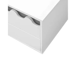 ModernLuxe Móvel para TV moderno 170x40x45cm - com 4 portas - design ondulado - MDF + painéis de partículas -^ Móvel De Tv