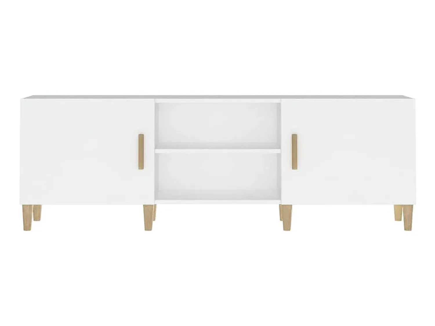 Discount Móvel para TV 150x30x50 cm madeira processada PT523789 Branco