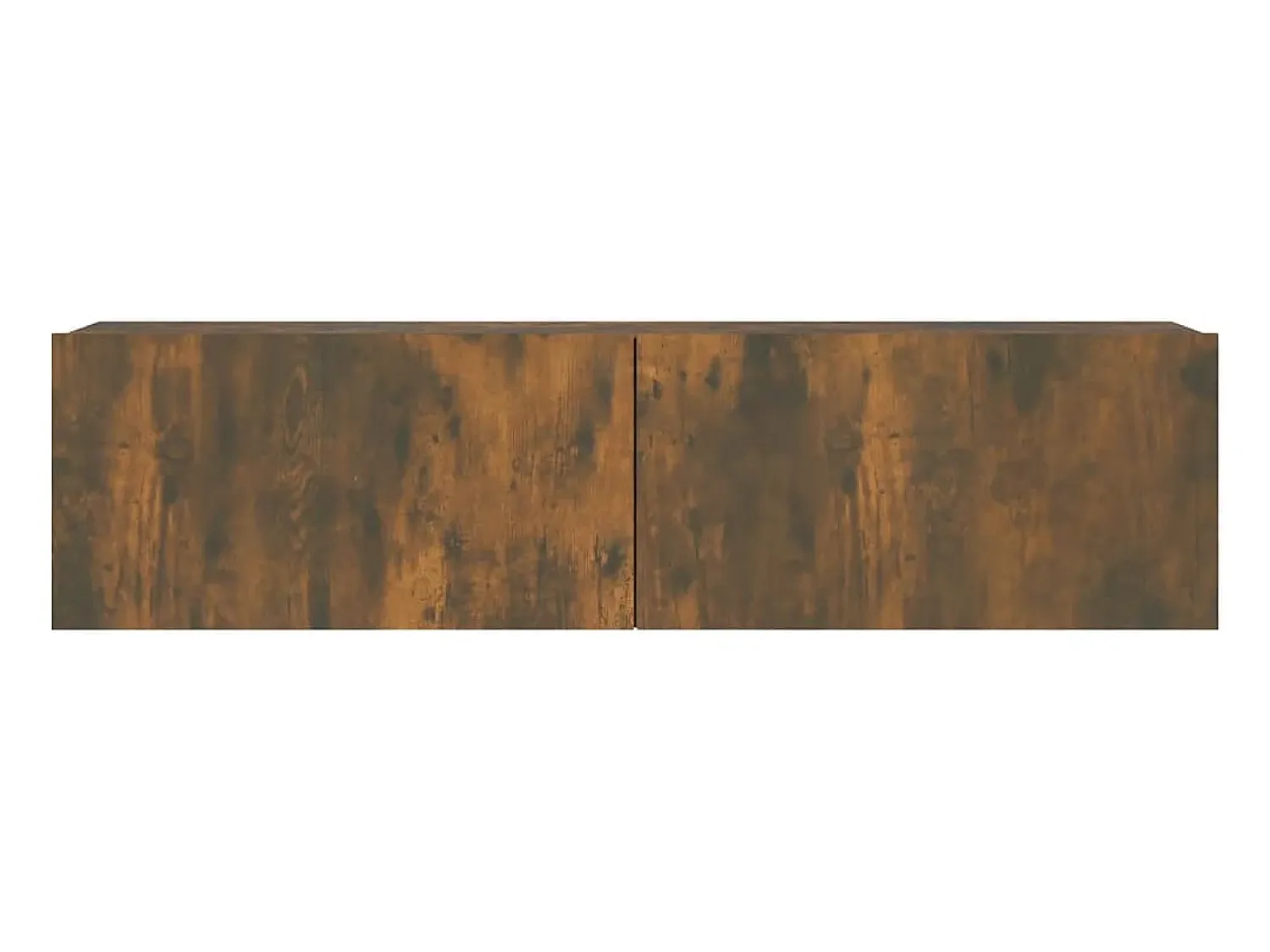Móvel De Tv| Móvel parede TV 120x30x30 cm madeira processada carvalho fumado PT211828 Castanho