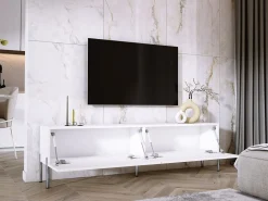 Móvel TV : Fosco, patas cromadas, 170 x 52 x 32 cm^ Móvel De Tv