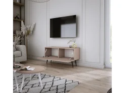 Móvel TV : Caramelo, 100 x 52 x 32 cm, patas pretas^ Móvel De Tv
