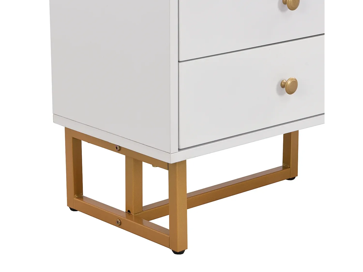 Móvel De Tv*ModernLuxe Móvel TV 175 cm - 2 portas texturadas e 4 gavetas - em MDF - Branco