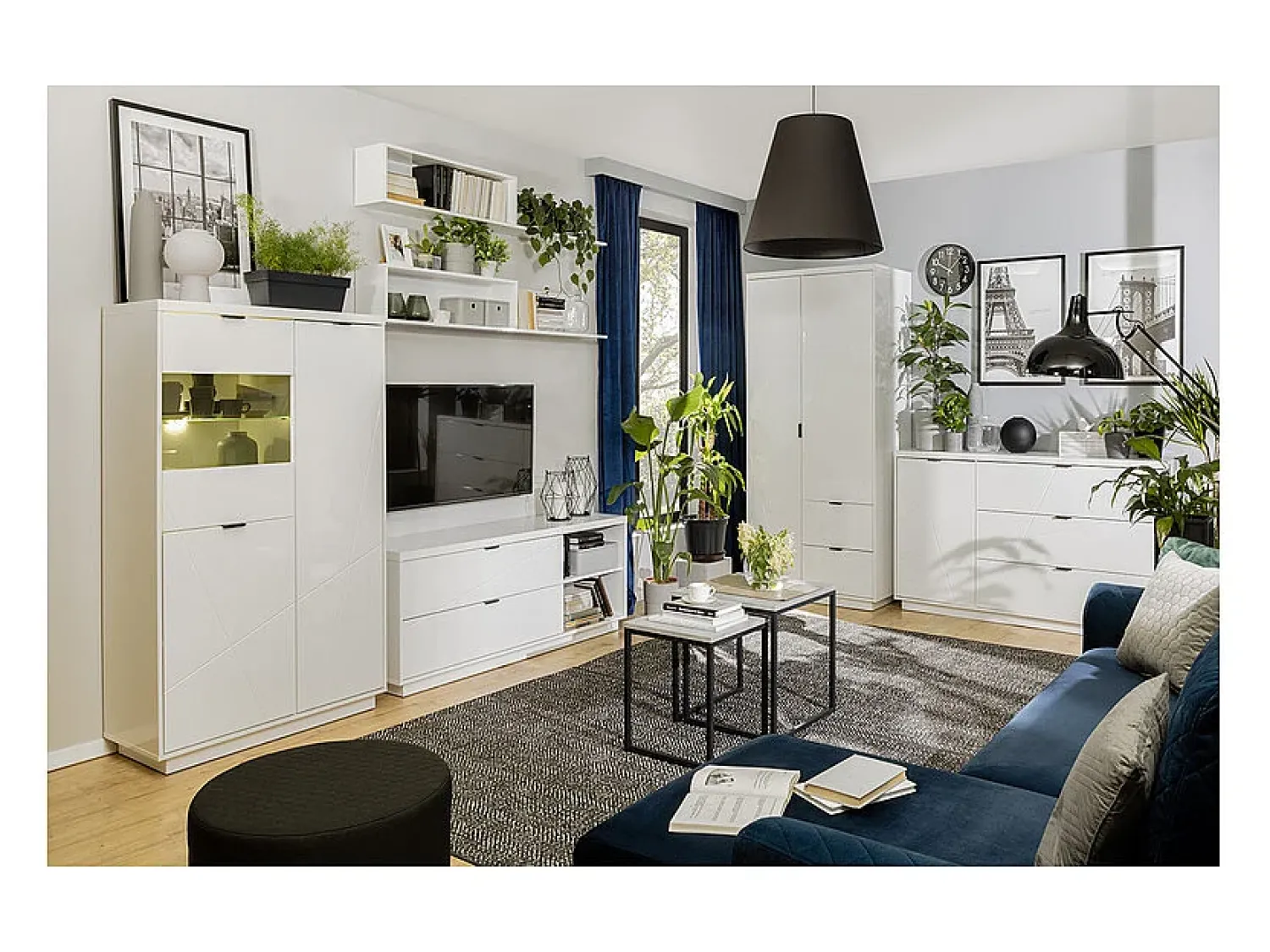 Petits-Meubles Móvel TV 2 gavetas Sven 156cm^ Móvel De Tv