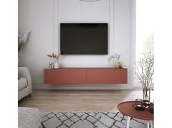 Hot Móvel TV : Tijolo, 170 x 34 x 32 cm Vermelho