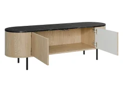 Móvel De Tv* Móvel TV AMBIHOME DORE 01 - Carvalho Cremona/, C139xP45xA40cm Branco