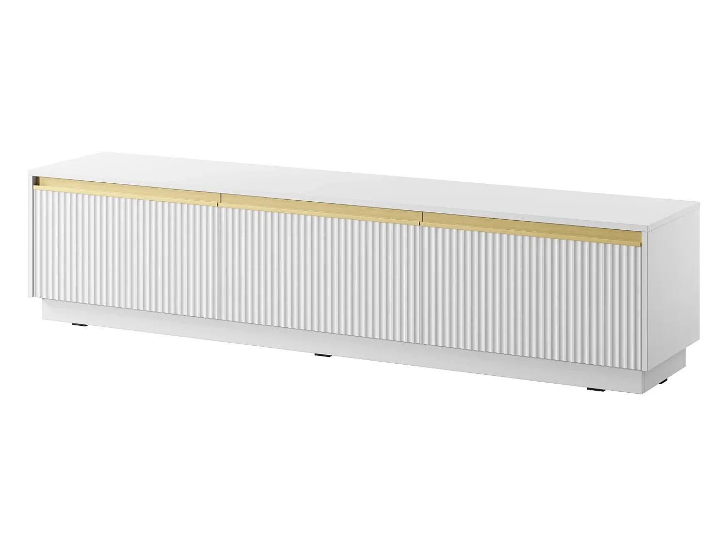 Móvel De Tv| Móvel TV: Fosco, 181,5 x 42 cm x 39 cm Branco