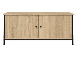 Móvel De Tv|vidaxl Móvel TV c/ portas 102x35x45cm deriv. madeira carvalho sonoma Castanho