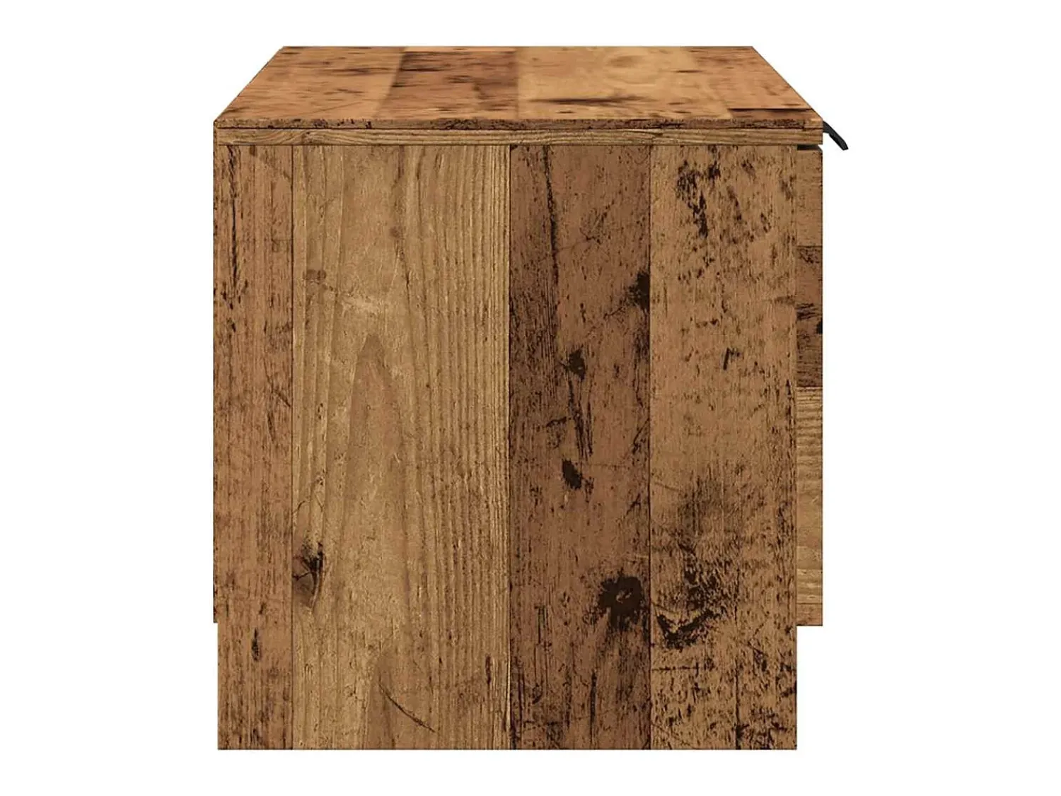 Outlet vidaxl Móvel TV madeira antiga 80x35x36,5 cm madeira trabalhada Castanho