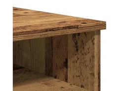 Outlet vidaxl Móvel TV madeira antiga 80x35x36,5 cm madeira trabalhada Castanho