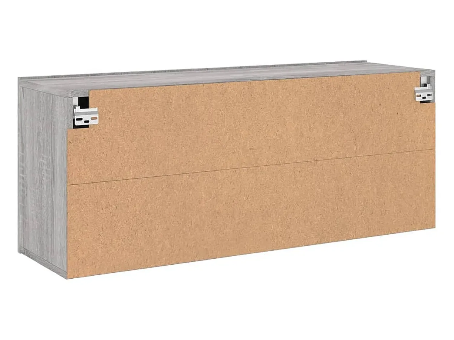 Móvel De Tv|Helloshop26 Móvel TV multimídia prateleira TV aparador sala de jantar sala de estar quarto parede sonoma 100 x 30 x 41 cm cinza 02_0028173 Cinzento