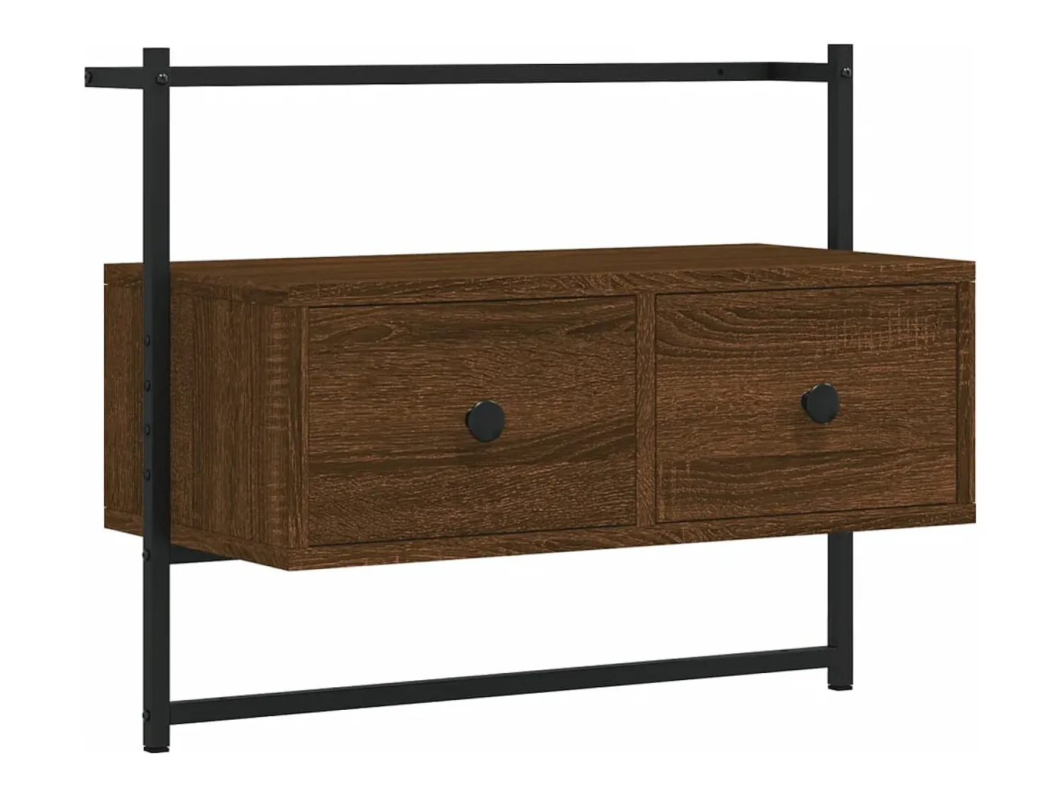 Best Móvel TV parede 60,5x30x51 cm deriv. madeira carvalho PT452302 Castanho