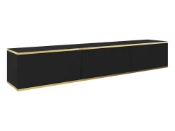 Outlet Móvel TV, , 175 x 30 x 32 cm, Push to Open Preto
