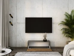 Móvel De Tv| Móvel TV suspenso, 100 x 34 x 32 cm, Antracite / Carvalho Lancelot Cinzento
