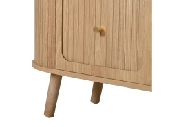 Online Hauss Spole Móvel TV vintage 180x38x47 cm em madeira clara com 4 portas Natural claro