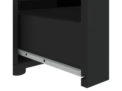 Móvel De Tv|vidaxl Móvel TV VISNES derivados de madeira 100x40x38 cm Preto