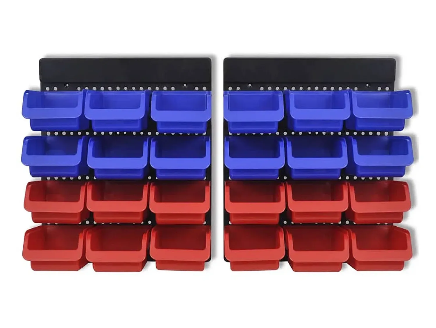 Prateleira| Organizador ferramentas montado na parede, 2 pçs, vermelho & PT321592 Azul
