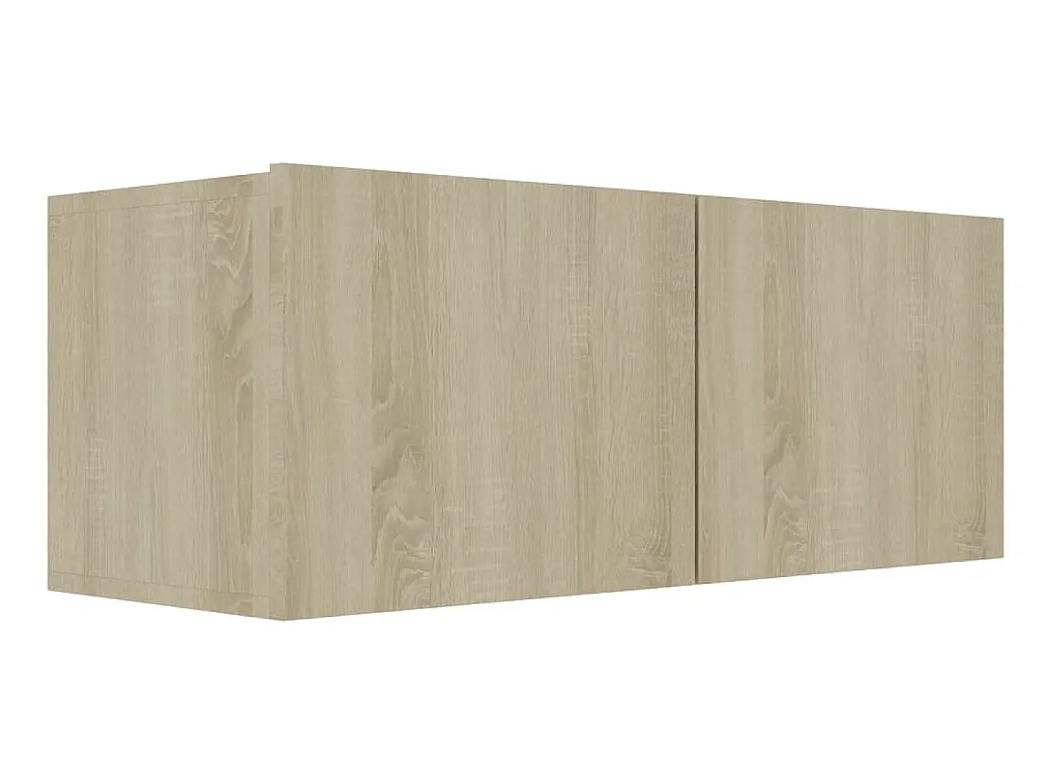 Best 8pcs conjunto de móveis de TV derivados madeira carvalho sonoma PT746160 Castanho