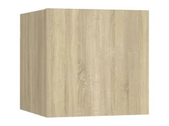 Móvel De Tv* 5pcs conjunto de móveis de TV derivados madeira carvalho sonoma PT254199 Castanho