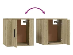 Móvel De Tv|vidaxl 2pcs conjunto móveis de TV derivados de madeira carvalho sonoma Castanho chocolate