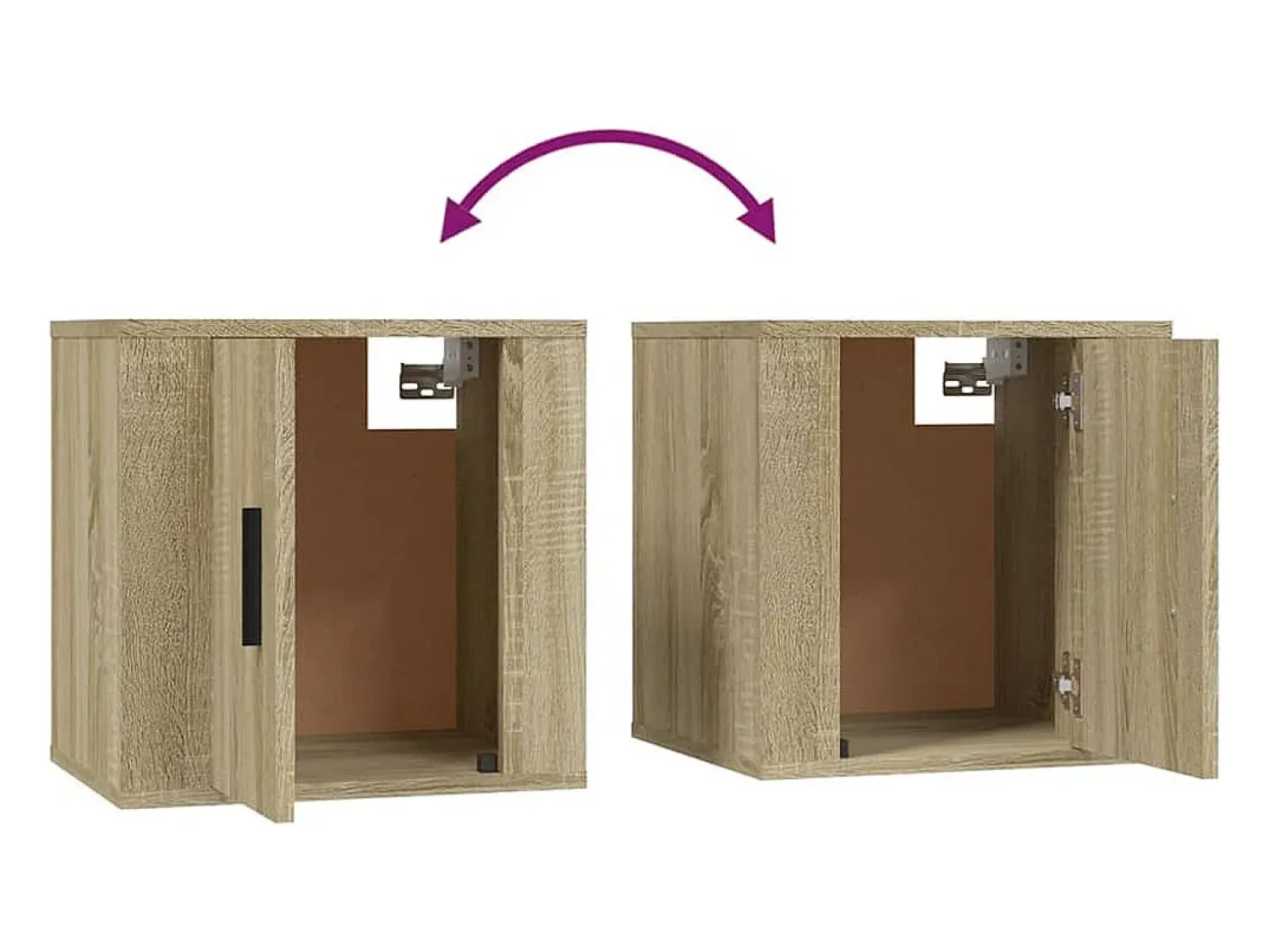 Móvel De Tv|vidaxl 2pcs conjunto móveis de TV derivados de madeira carvalho sonoma Castanho chocolate
