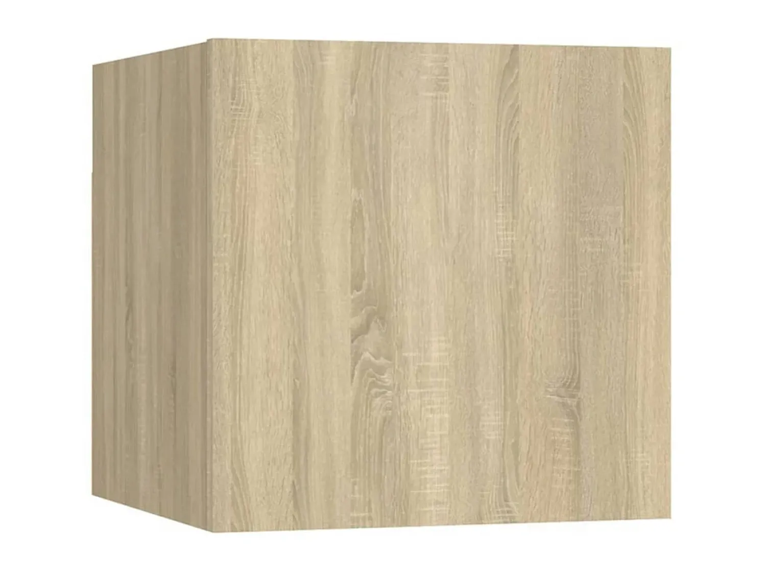 Móvel De Tv| 7pcs conjunto móveis de TV derivados de madeira carvalho sonoma PT343330 Castanho