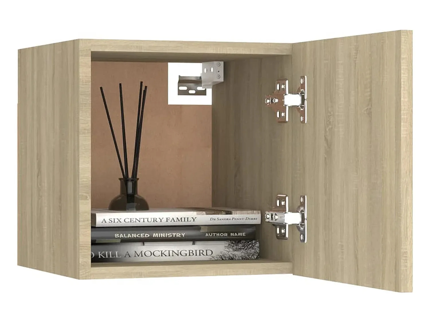 8pcs conjunto móveis de TV derivados de madeira carvalho sonoma PT705861^ Móvel De Tv