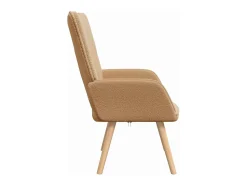 Poltrona| Poltrona | Cadeira de Sala | Cadeira Relaxante 62x67x95.5 cm tecido SHL302969 Bege
