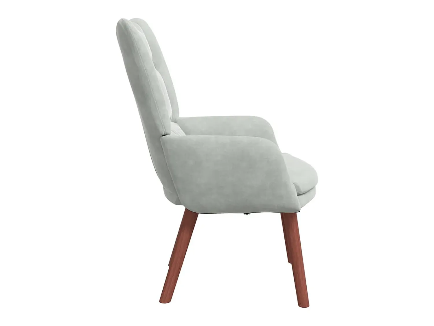 Poltrona* Poltrona | Cadeira de Sala | Cadeira Relaxante Cinzento-claro 63x67x94 cm Veludo SHL890750 Cinzento claro