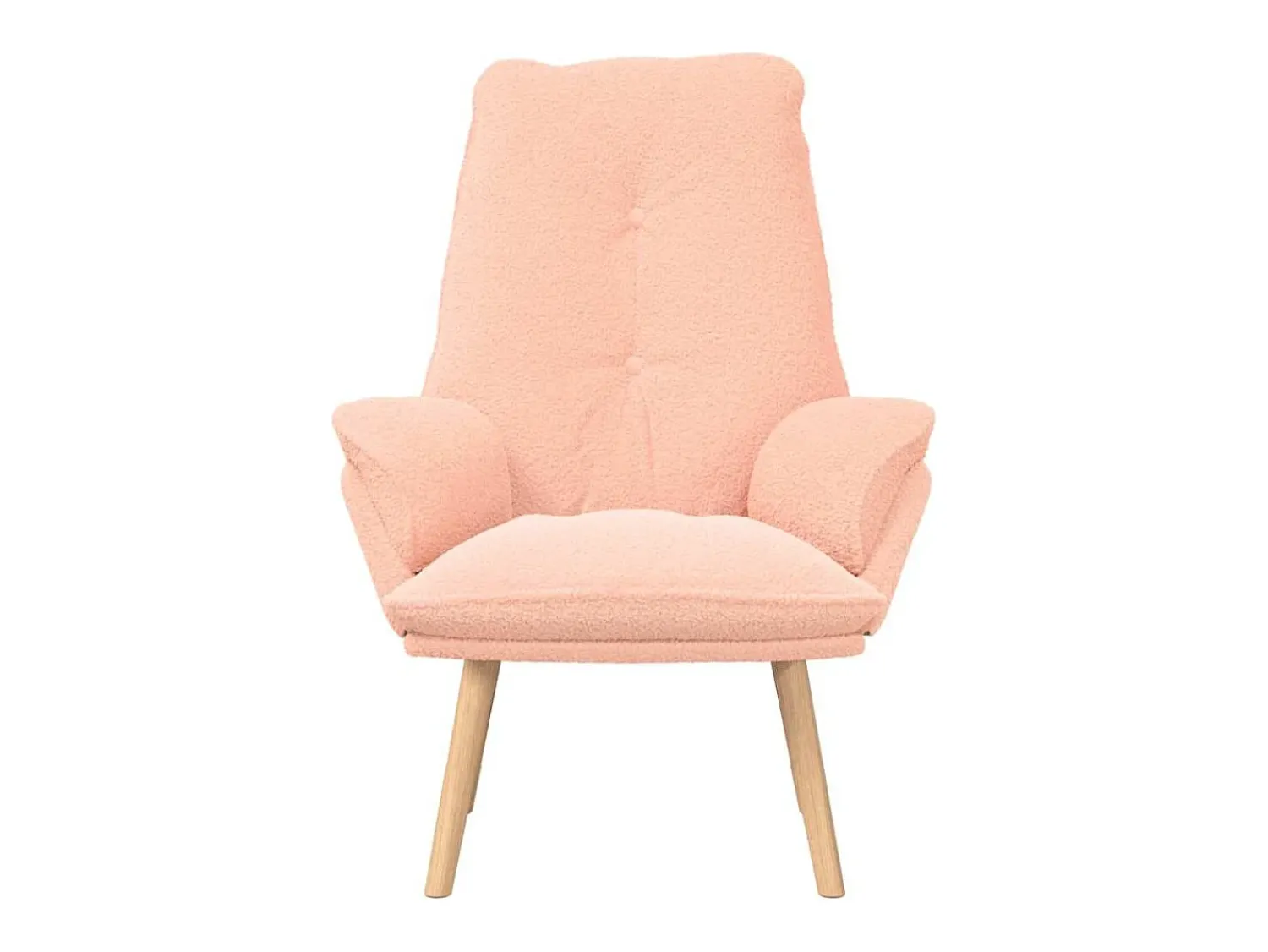Best Poltrona | Cadeira de Sala | Cadeira Relaxante 69x74x93 cm tecido SHL339848 Rosa