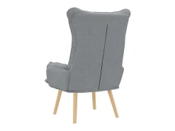 Clearance Poltrona | Cadeira de Sala | Cadeira Relaxante Cinzento-claro 69x74x93 cm tecido SHL540806 Cinzento claro