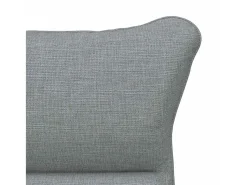 Clearance Poltrona | Cadeira de Sala | Cadeira Relaxante Cinzento-claro 69x74x93 cm tecido SHL540806 Cinzento claro