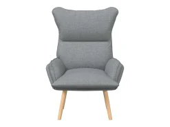 Clearance Poltrona | Cadeira de Sala | Cadeira Relaxante Cinzento-claro 69x74x93 cm tecido SHL540806 Cinzento claro