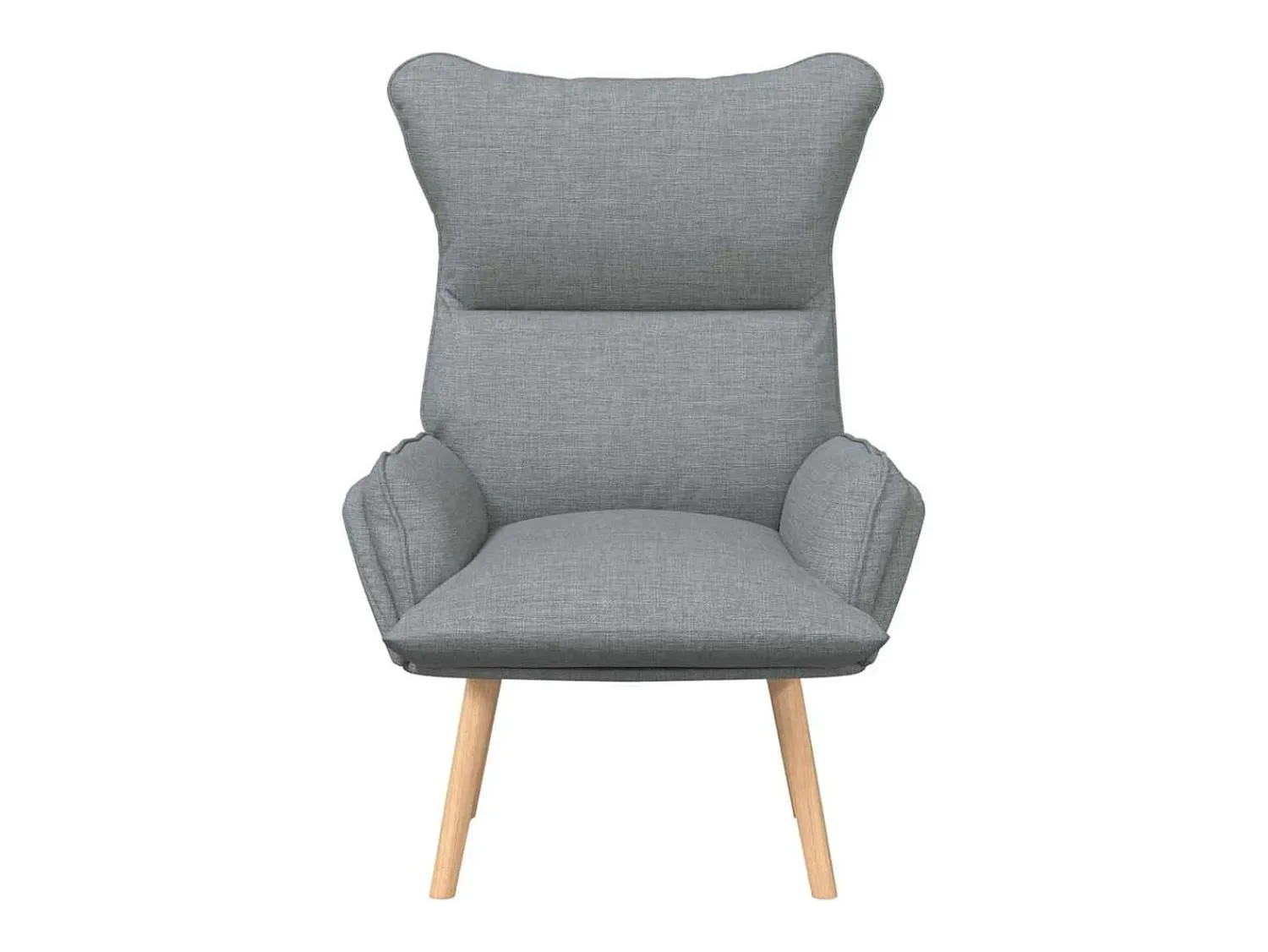 Clearance Poltrona | Cadeira de Sala | Cadeira Relaxante Cinzento-claro 69x74x93 cm tecido SHL540806 Cinzento claro