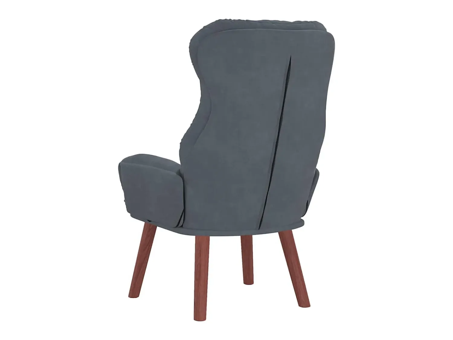 Online Poltrona | Cadeira de Sala | Cadeira Relaxante Cinzento escuro 69x74x93 cm Veludo SHL832763 Cinza antracite
