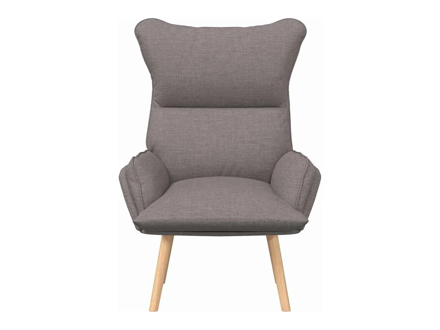 Outlet Poltrona | Cadeira de Sala | Cadeira Relaxante Cinzento-acastanhado 69x74x93 cm tecido SHL483140 Taupe