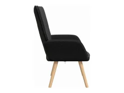 Poltrona* Poltrona | Cadeira de Sala | Cadeira Relaxante 62x67x95.5 cm tecido SHL496569 Preto
